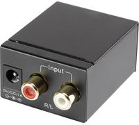 AV Convertisseur [Cinch-RCA - Toslink, Cinch-RCA numérique] SpeaKa Professional SP-ADC-CTK