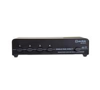 AV Link Sélecteur de Haut-Parleur 4 Voies | Un répartiteur Audio pour jusqu'à 4 Paires de Haut-parleurs stéréo à partir d'un Seul amplificateur | 140 W Max par Canal et conçu pour Haut-parleurs de 4