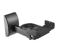 AV :Link | Support Mural Universel réglable pour Haut-Parleur, Grands ou Petits, Singulaire, Charge maximale de 15 kg, Noir