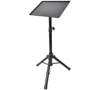 AV:Link | Support réglable pour ordinateur portable et projecteur - Trépied portable en acier pour bureau, école, DJ, présentations, iPad, tablette et salles de conférence, hauteur 75-115 cm, stable
