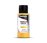 Vallejo AV Premium Airbrush Paint : 60ml : 042 : Metallic Yellow