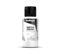 AV: Textile 60ml GLOW IN THE DARK de la peinture : peinture phosphorescente