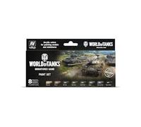 Vallejo- World of Tanks Paint Set Peinture pour maquettes, VAL70245, Coloris Assortis, 1 Count (Pack of 1)