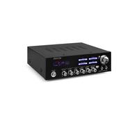 AV120BT - Amplificateur 2 x 60W, connexion sans fil Bluetooth, 2 entrées micro, idéal pour utilisation Hifi et/ou karaoké