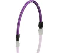 Ava 50Cm 4-Broches Cpu Atx Carte Mère Alimentation Psu Câble D'Extension Tressé Manchon Personnalisé Mod Pc Avec Peignes Pack Unique 500Mm Violet[GBP6274072]