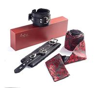 Ava & Allure Masque Pour les Yeux en Satin et Mẹnottes Pour Adultes, Jouet Pour Couple, Costume Jeu de rôle