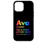 Ava Like A Normal Girl Only Cooler Queen Prénom Coque pour iPhone 12 Pro Max