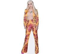 Ava Max (Yellow Dress) Silhouette en Carton Taille Mini