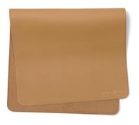 AVA + OLIVER Matelas à langer en cuir végétalien, multifonction, portable, imperméable, compact pour les voyages (40,6 x 76,2 cm) (brun roux)
