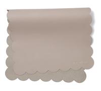 AVA + OLIVER Tapis à langer en cuir végétalien - Coussin de couche lavable portable polyvalent - Pliable pour le voyage (16 x 30 po) (Gris pétoncle)