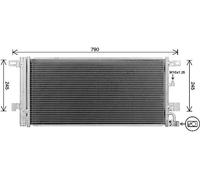 AVA QUALITY COOLING AI5439D Condenseur, climatisation pour AUDI