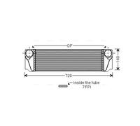 AVA QUALITY COOLING BW4376 Intercooler, échangeur pour BMW