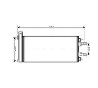 AVA COOLING SYSTEMS CNA5248D Condenseur, climatisation