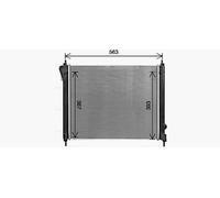 AVA QUALITY COOLING DN2470 Radiateur, refroidissement du moteur pour NISSAN