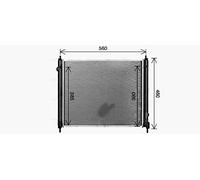AVA COOLING SYSTEMS DN2477 Radiateur du moteur