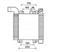 AVA QUALITY COOLING HY4359 Intercooler, échangeur pour HYUNDAI