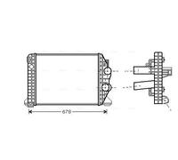 AVA QUALITY COOLING MEA4198 Intercooler, échangeur pour MERCEDES-BENZ