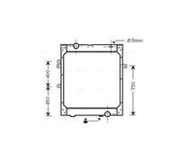 AVA QUALITY COOLING MNA2004 Radiateur, refroidissement du moteur pour MAN
