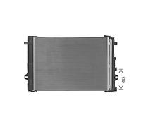 AVA QUALITY COOLING MS5716D Condenseur, climatisation pour INFINITI,MERCEDES-BEN