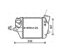 AVA QUALITY COOLING MZA4243 Intercooler, échangeur pour MAZDA