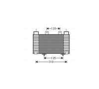 AVA QUALITY COOLING MZA4250 Intercooler, échangeur pour FORD,MAZDA