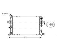 AVA QUALITY COOLING OLA2293 Radiateur, refroidissement du moteur pour OPEL,VAUXH