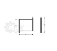 AVA QUALITY COOLING Radiateur À Eau Sou soudé Pour Smart Fortwo Coupe 450