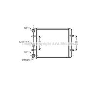 AVA QUALITY COOLING Radiateur Mécanique Pour VW Golf IV 1J1 1.4 16V