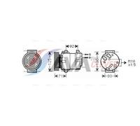 Compresseur, climatisation AVA Clever Choice RTAK441