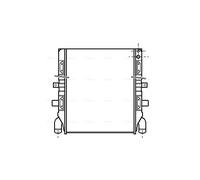 AVA QUALITY COOLING SC2004 Radiateur, refroidissement du moteur pour SCANIA