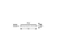 AVA QUALITY COOLING Sèche-linge Climatisation pour VW Sharan Seat Alhambra