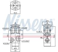AVA QUALITY COOLING VL1179 Détendeur, climatisation pour VOLVO