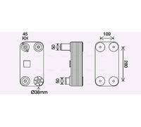 AVA QUALITY COOLING VL3092 Radiateur d'huile, ralentisseur pour MERCEDES-BENZ