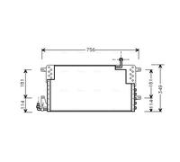 AVA QUALITY COOLING VN5161 Condenseur, climatisation pour VW