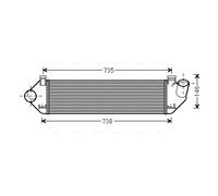 AVA QUALITY COOLING VOA4134 Intercooler, échangeur pour VOLVO
