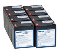 Avacom Replacement for RBC43 - UPS Battery (8pcs)