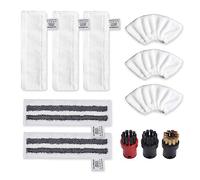 AVAENZO Accessoire pour Nettoyeur Vapeur Karcher Easyfix SC2 SC3 SC4 SC5 Bonnettes Microfibre Lingettes Serpillière Chiffons Brosses à Buse Ronde Pièces de Rechange