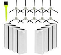 AVAENZO Accessoires Filtre pour Lefant M1, 8 Filtres HEPA, 10 Brosses Latérales, Robots Aspirateurs pièces de rechange