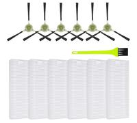AVAENZO Accessoires Filtre pour Lefant M210P / M210 Pro, 6 Filtre Hepa 6 Brosses Latérales Robot Aspirateur Pièces de rechange