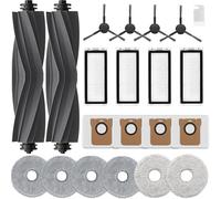 AVAENZO Accessoires pour Dreame L20 Ultra 2 Brosse Principale Rouleau 4 Chiffons 4 Filtres 6 Brosse latérale Aspirateur Pièces détachées