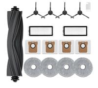 AVAENZO Accessoires pour Dreame L20 Ultra / L20 Ultra Complete, 1 brosse principale, 4 raclettes, 2 filtres, 4 brosses latérales, 4 sacs pièces de rechange.