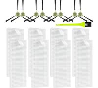 AVAENZO Filtre Pour Lefant M210 M210B M213S M210S M213 OKP Life K2 K3 K3A K4 K5, 8 Filtre HEPA 8 Brosses latérales Robot Pièces de rechange