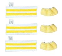 AVAENZO Lot de 6 chiffons en microfibre pour nettoyeur vapeur Kärcher Easyfix SC1 SC2 SC3 SC4 SC5 - Accessoires de rechange