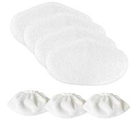 AVAENZO Serpillières Microfibres pour Polti Vaporetto PAEU0332 SV440_Double, SV450, SV460, 4 Lingettes Reutilisable de nettoyage, 2 PAEU0282 Sockettes de balai vapeur