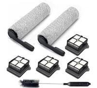 AVAENZO [Version 1]Accessoires pour aspirateur Tineco Floor One S7 Pro / S6, 2 rouleaux de brosse, 4 filtres Pièces de rechange pour aspirateur tout-en-un