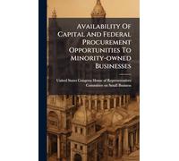 Availability Of Capital And Federal Procurement Opportunities To Minority-owned Businesses
