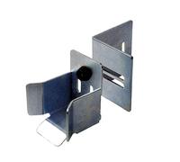 Avaloir Butoir de réception rail 68x68mm pour portail autoportant