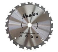 Avalon - Disque à 20 Dents Anti-Rebond pour débroussailleuse, Lame spéciale pour tiges ligneuses 255 x 1,6 mm, Longueur de la dent de widia 6 mm