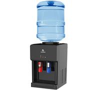 Avalon Distributeur de refroidisseur d'eau de comptoir à chargement chaud/froid de qualité supérieure avec verrouillage de sécurité enfant. Certifié UL - Noir