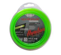 Avalon - Fil Rond en Nylon Universel pour débroussailleuse et Tondeuse (1,65 mm x 15 m)